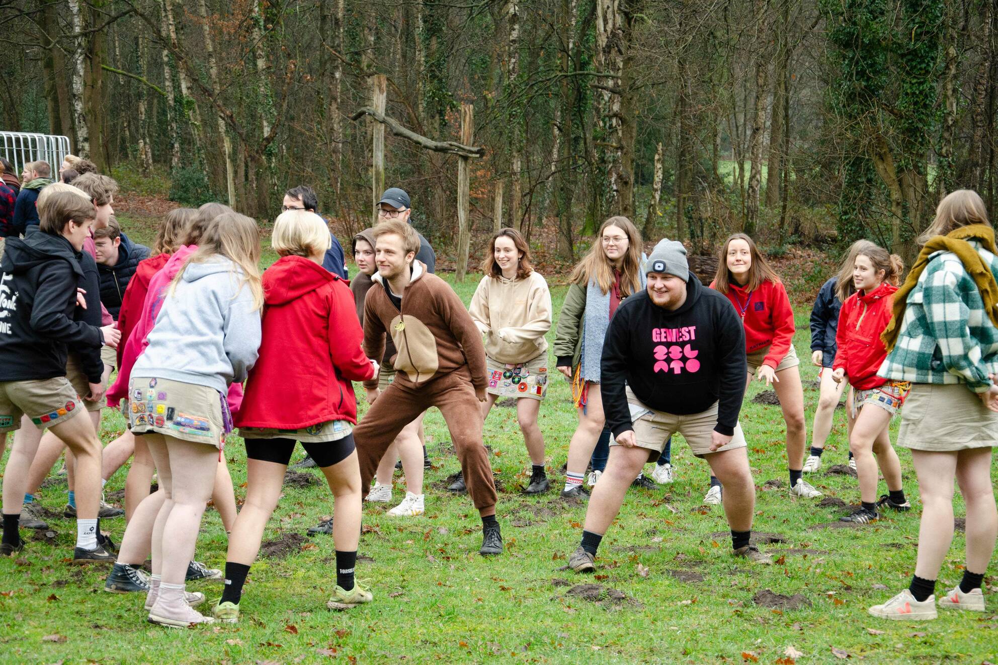 Spelletje spelen op Chirocursus