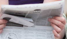 Leiding leest krant