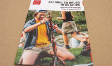 Alcohol en drugs in de Chiro brochure