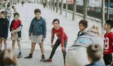 Chirokinderen aan het spelen