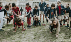 Chirogroep in volle actie