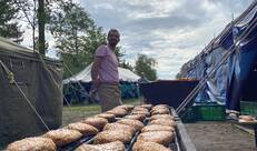 koken en eten op bivak
