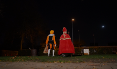 Sint en Piet samen op pad