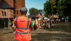 steward, fluo, groep, natuur