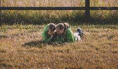 babbelen, gras, zomer