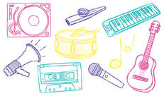 Websiteheader Daar Zit Muziek In