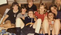 Groep, vrienden, oud