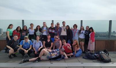 Groep internationale deelnemers op het MAS