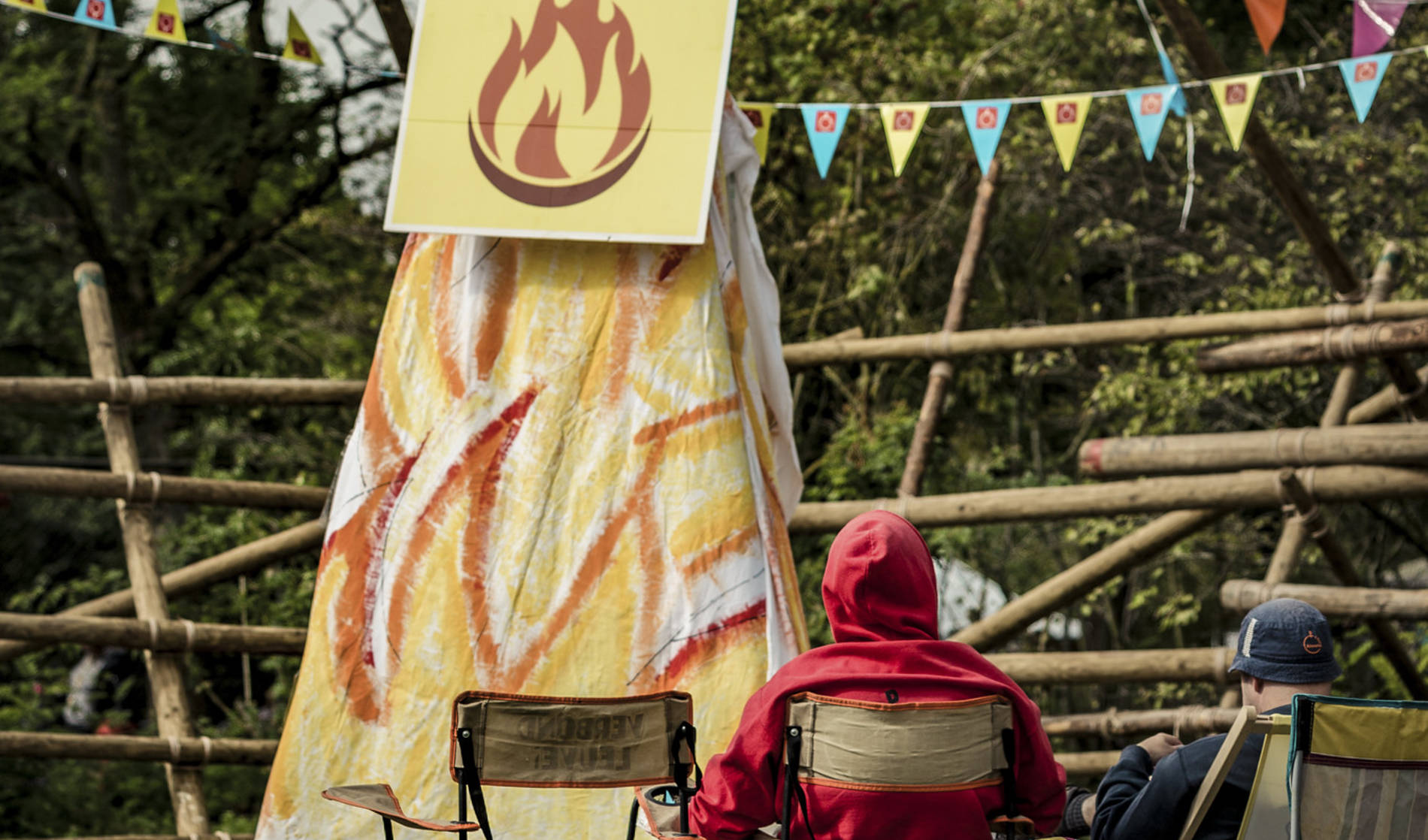 Alternatief kampvuur