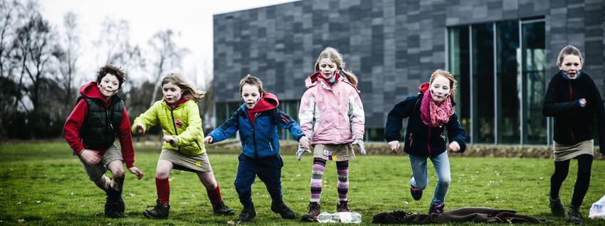 Kinderen lopen