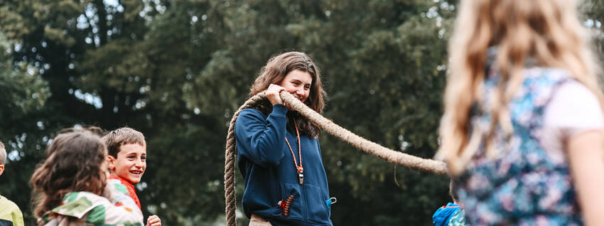 leidster op kamp