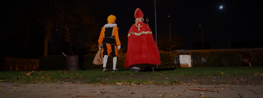 Sint en Piet samen op pad
