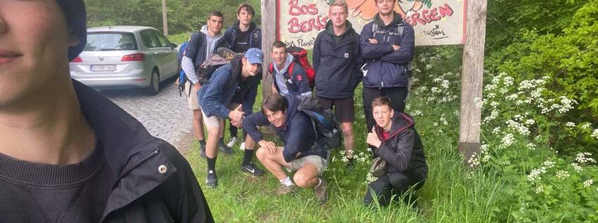 Chiro Strijland op tocht