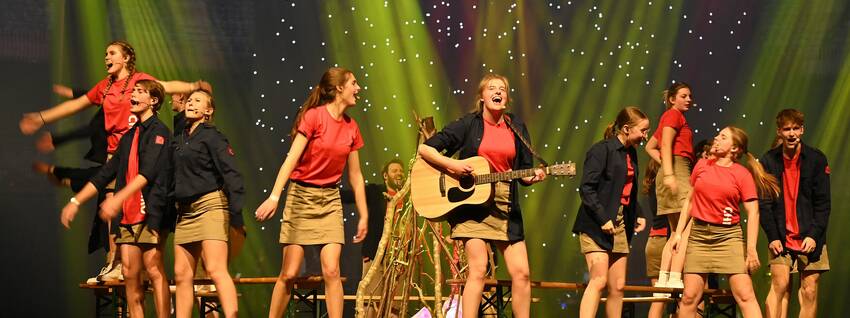 Liedjes zingen Sportpaleis 90 jaar Chiro