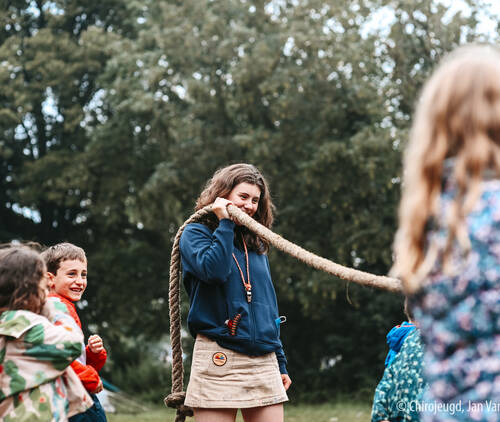 leidster op kamp