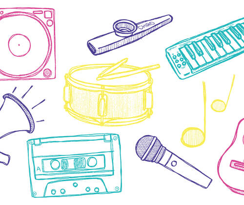 Websiteheader Daar Zit Muziek In