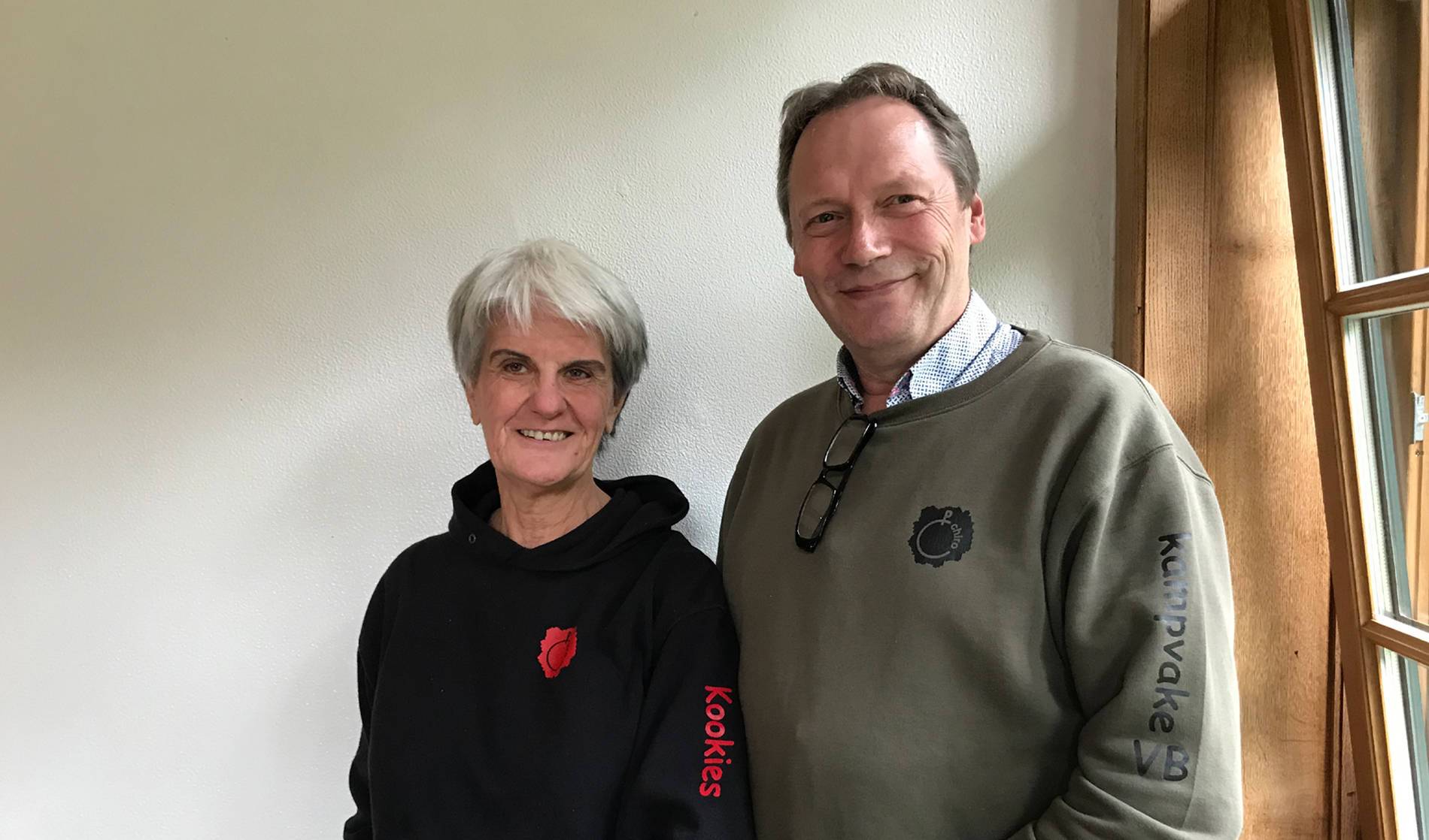 Luc en Marleen op de Chiroreünie