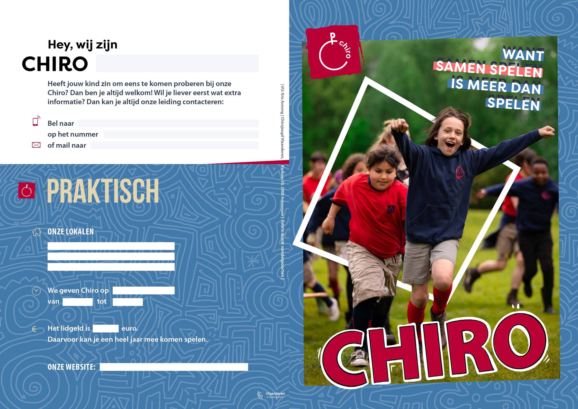 Personaliseerbare flyer