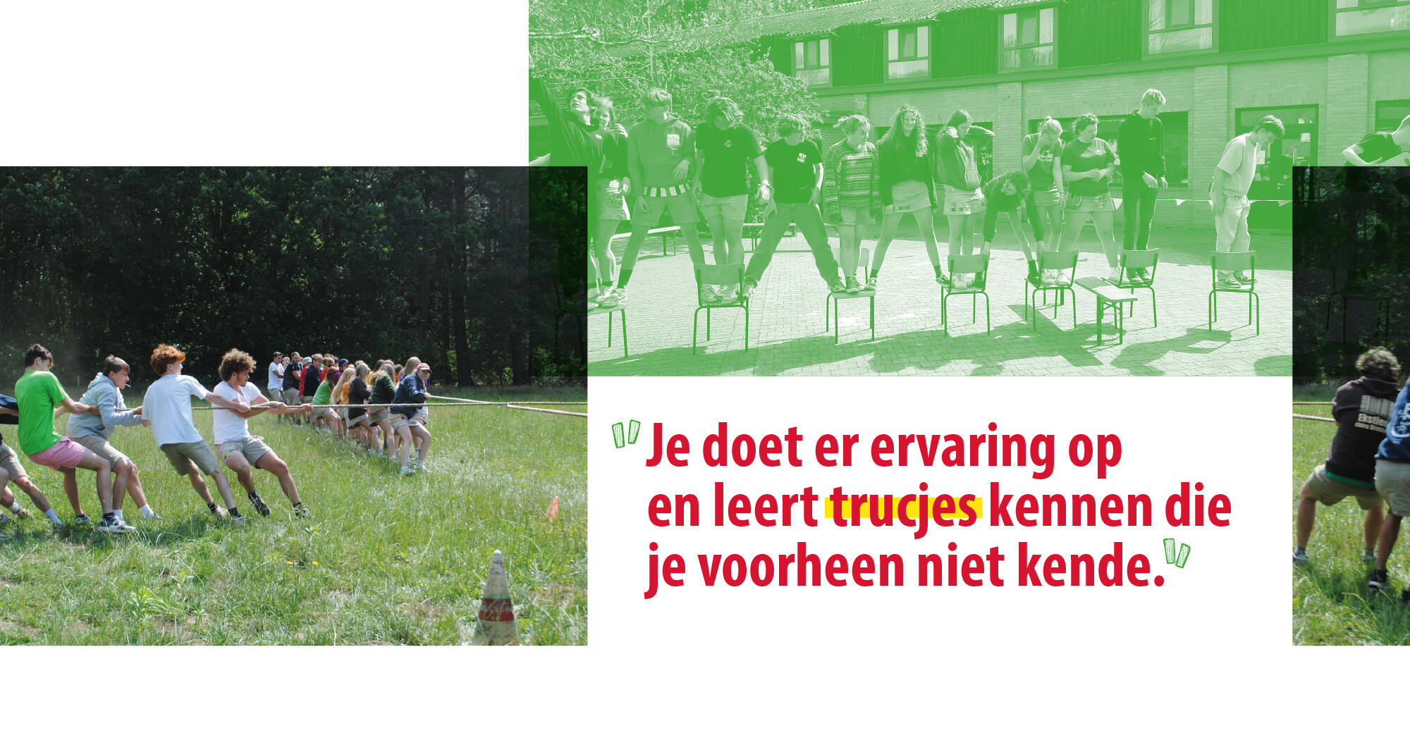 Je doet veel ervaring op en leert trucjes kennen die je voorheen niet kende