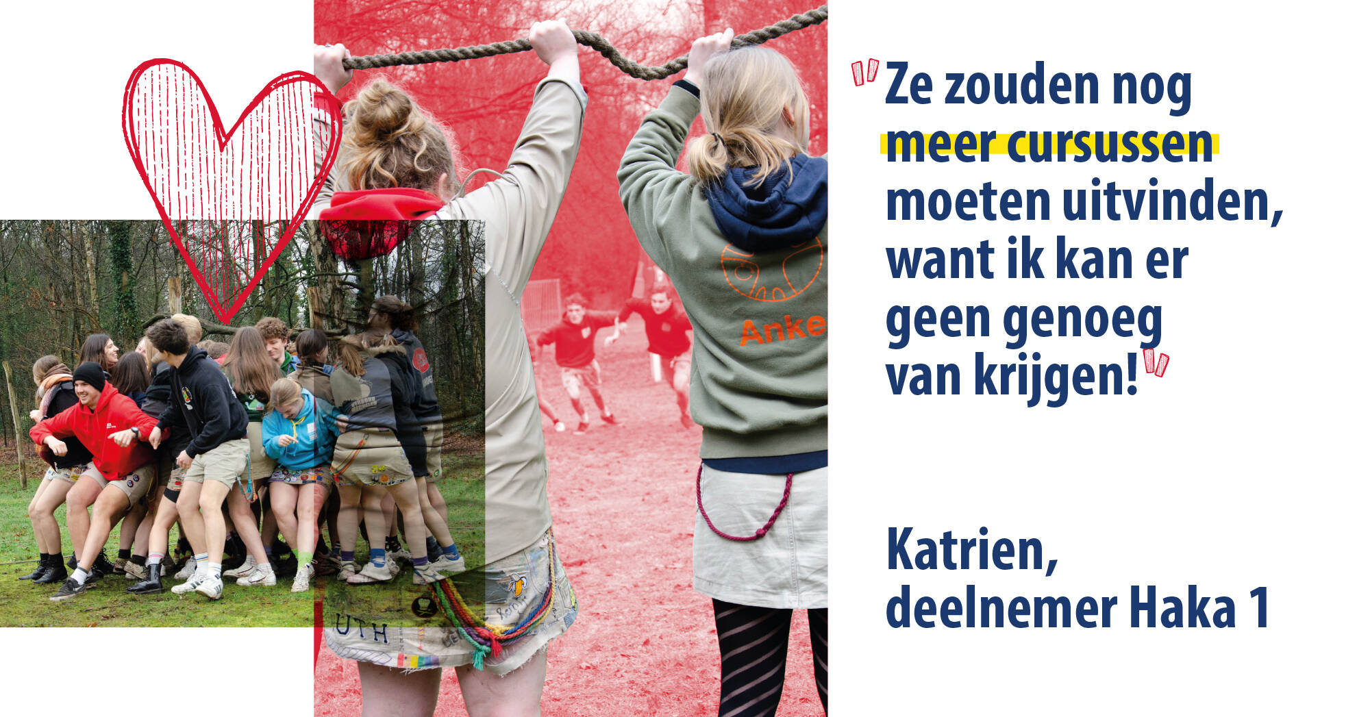 Ze zouden nog meer cursussen moeten uitvinden