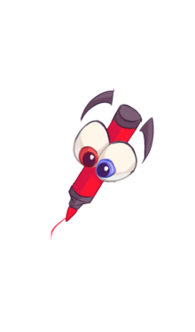 Krabbel pen