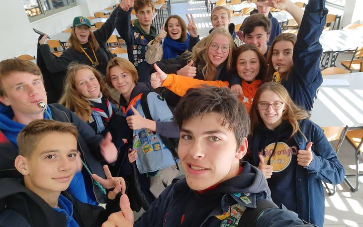 Chirojongen Mauro en zijn groep